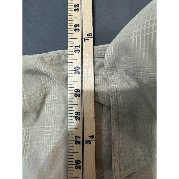 Knightsbridge men’s button-down shirt 3x Tan Texture Long Sleeve Casual - Picture 7 of 7